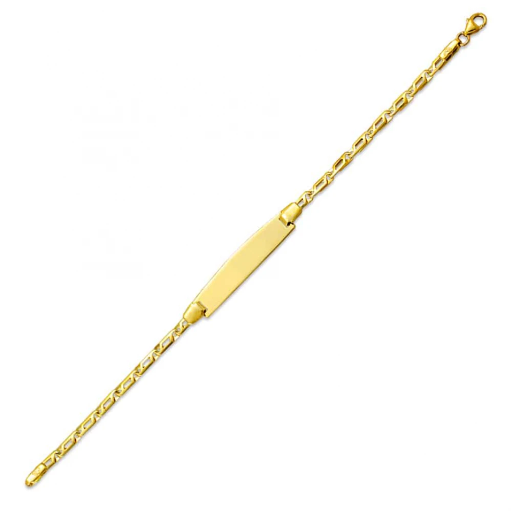 9K Χρυσό Bραχιόλι Ταυτότητα T151203VR