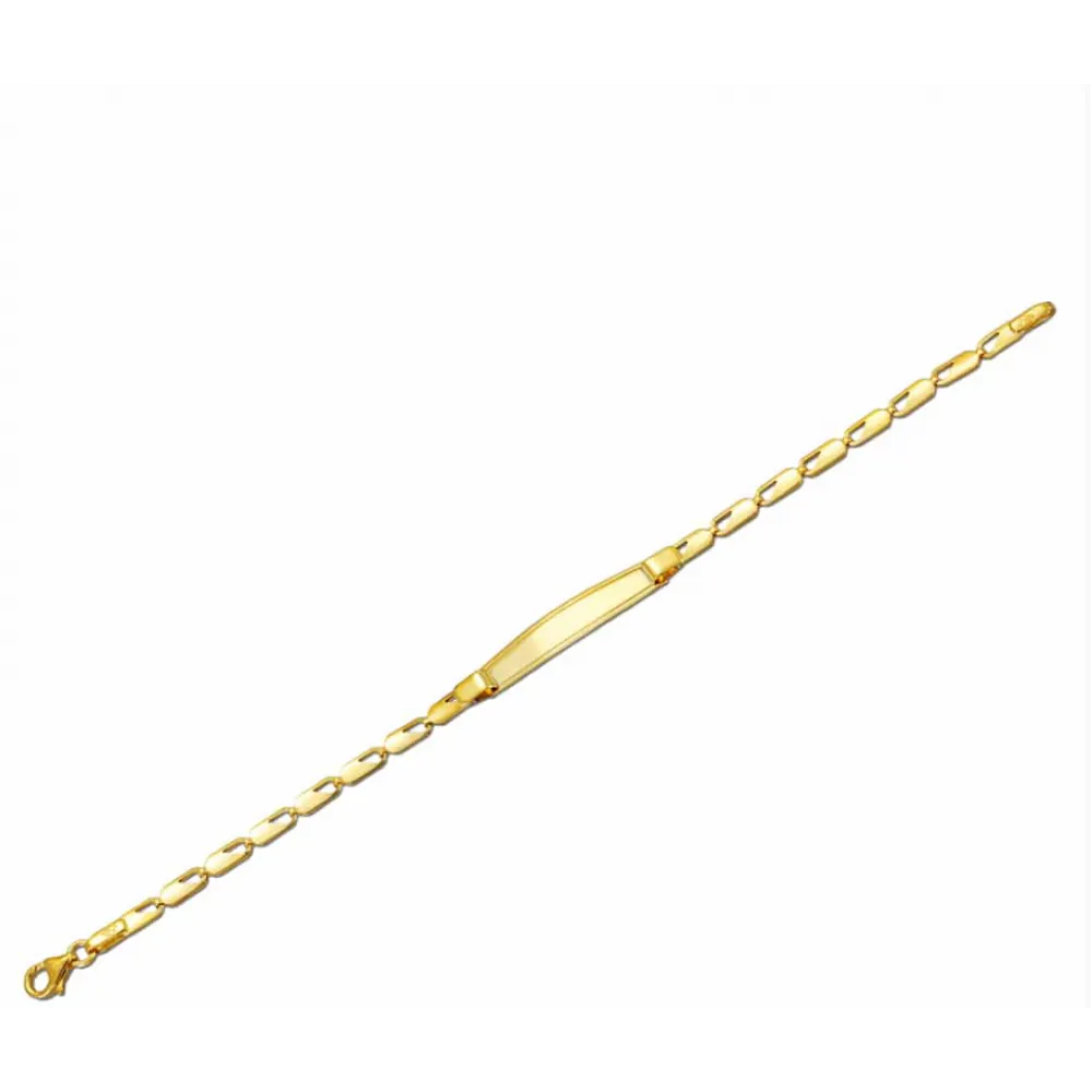 9K Χρυσό Bραχιόλι Ταυτότητα T2-1112k9