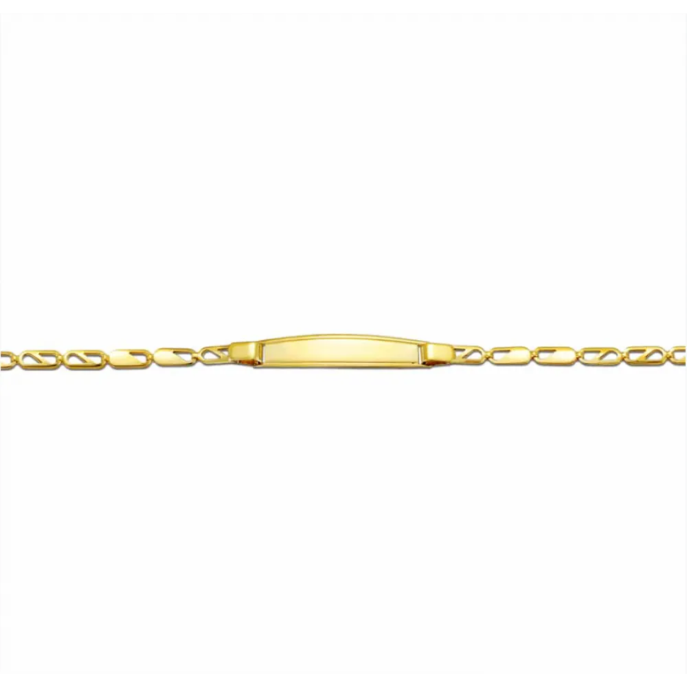 14K Χρυσό Bραχιόλι Ταυτότητα T2-1113