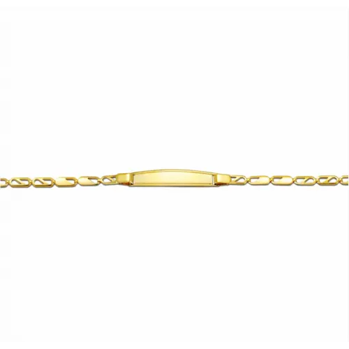 14K Χρυσό Bραχιόλι Ταυτότητα T2-1113