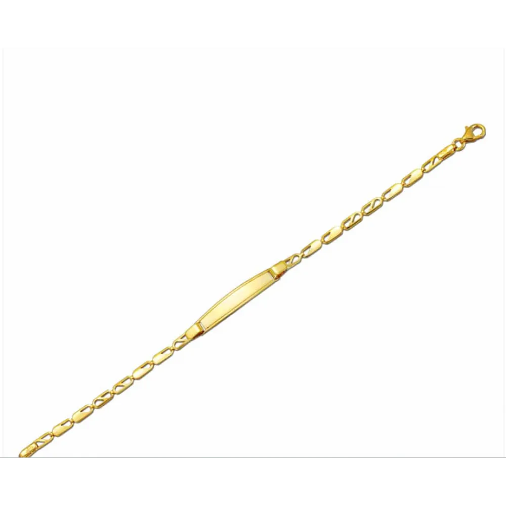 14K Χρυσό Bραχιόλι Ταυτότητα T2-1113