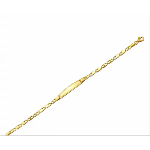 14K Χρυσό Bραχιόλι Ταυτότητα T2-1113