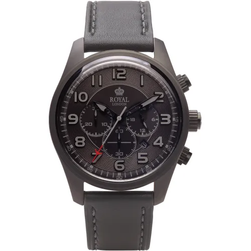 ROYAL LONDON Urban Grey Leather Chronograph 41360-05